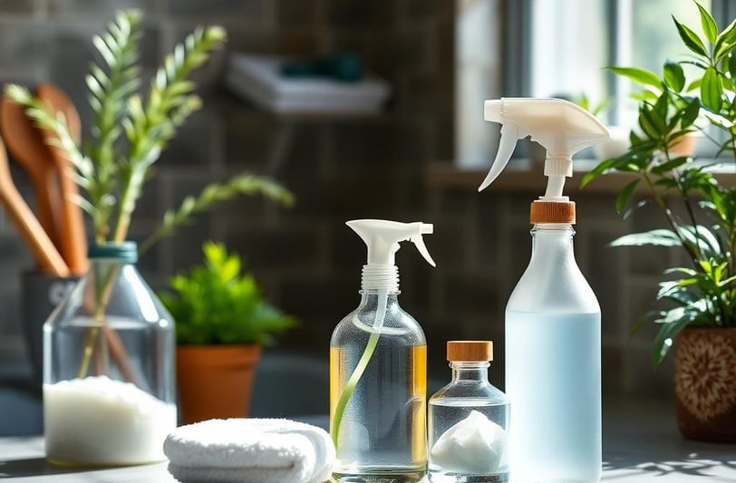 a variety of DIY All-Natural Cleaning Products