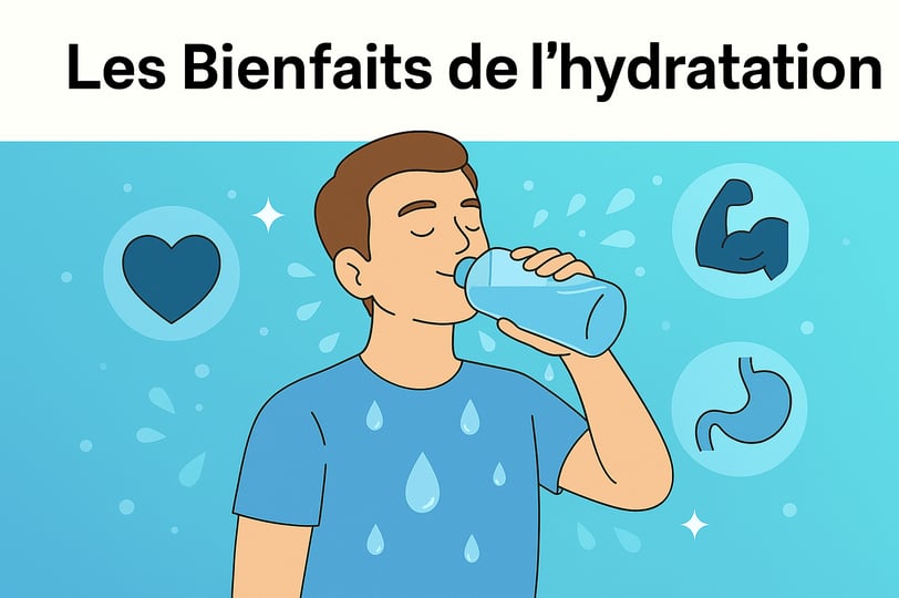 Bienfaits de l'hydratation recherche santé