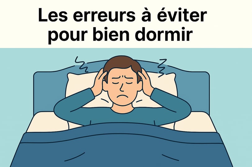 les érreurs à éviter pour bien dormir recherchesante