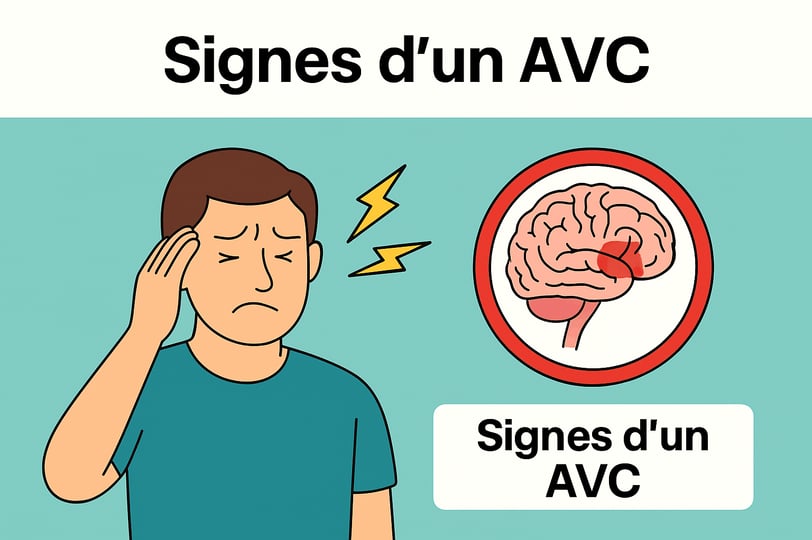 Signes d'un AVC recherchesante