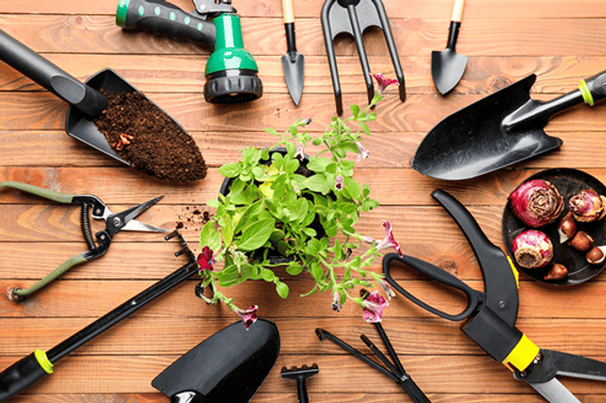 ferramentas para jardinagem