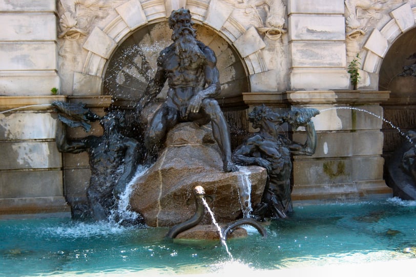 Court of Neptune Fountain, Roland Hinton Perry