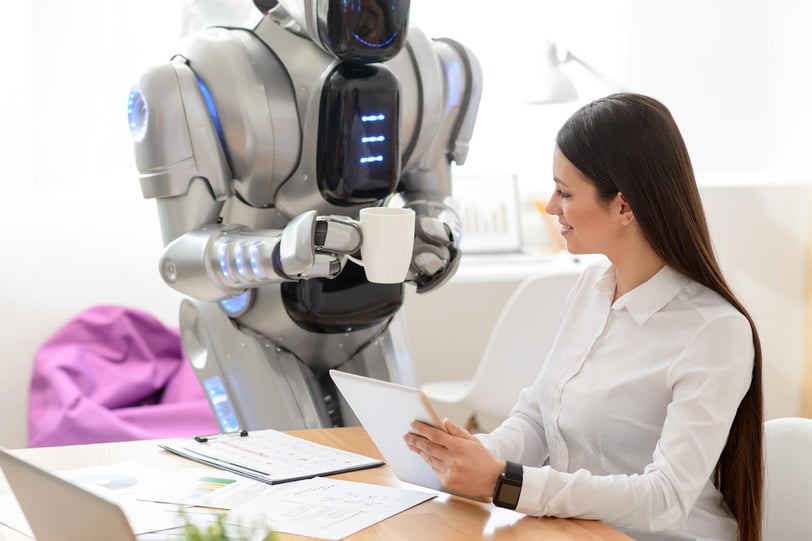 AI powered coffee making robots