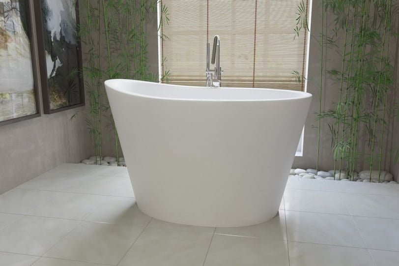white deep neutral bathtub