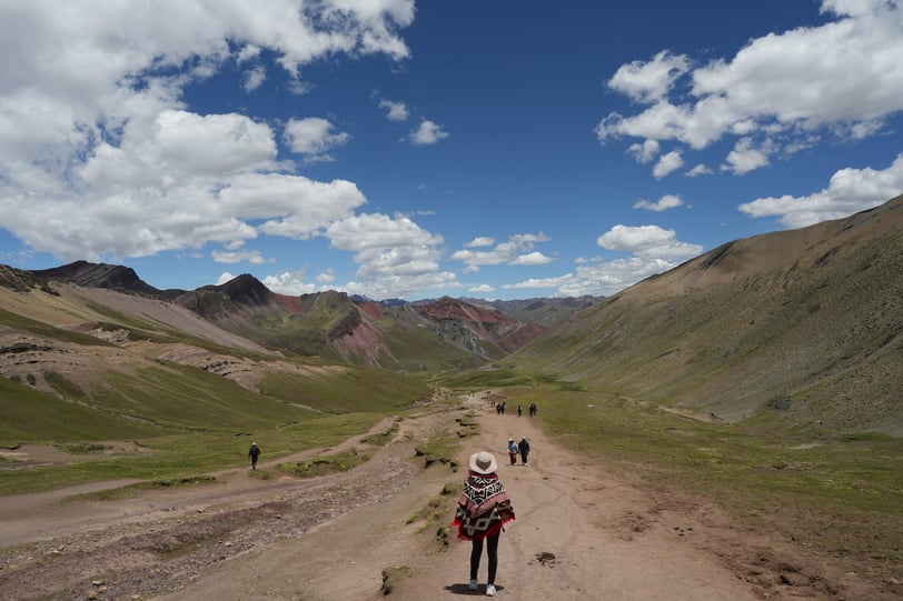 Rainbow Mountain of Seven Colors Vinicunca with Kay - Spectacular view at 5000 meters