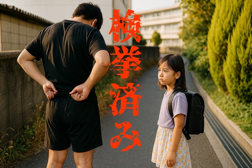 堺市中区深井中町付近において連続発生していた公然わいせつ犯を検挙した画像
