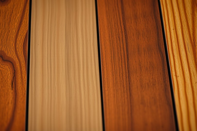 different type of wood