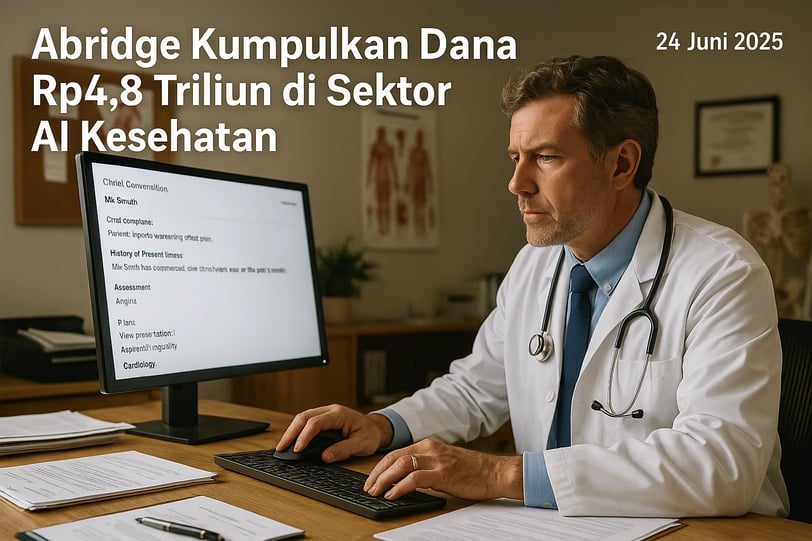 Abridge Kumpulkan Dana Rp4,8 Triliun: Startup AI Kesehatan Siap Memotong Pekerjaan Admin | NuntiaNews