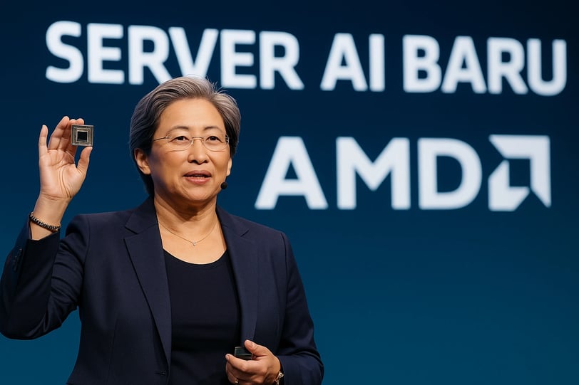 AMD Luncurkan Server AI Terbaru: Siap Tantang Dominasi Nvidia di Pusat Data | NuntiaNews