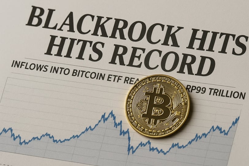 Arus Masuk ke ETF Bitcoin Milik BlackRock Tembus 99 Triliun Selama Mei 2025 | NuntiaNews
