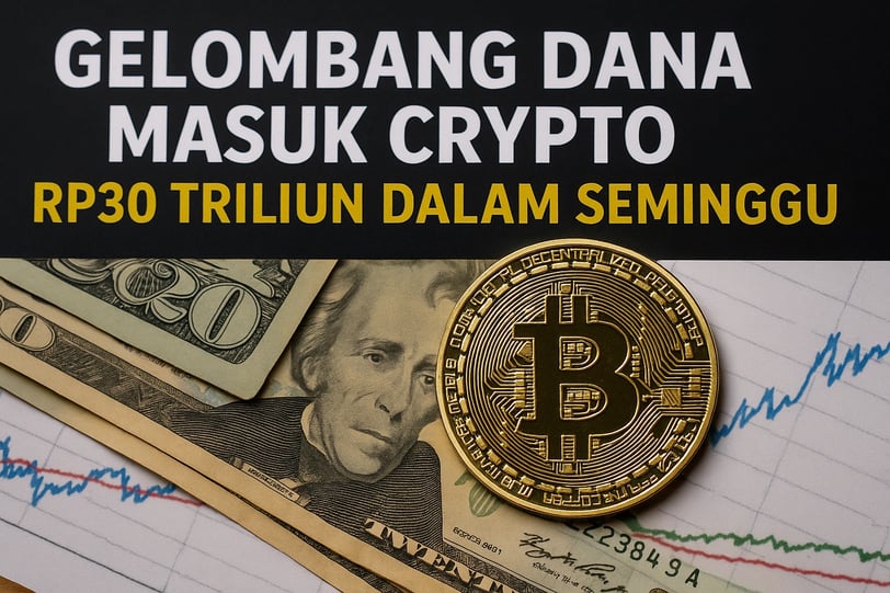 Gelombang Dana Masuk Crypto Capai 30 Triliun dalam Seminggu: Rekor Baru Terpecahkan | NuntiaNews