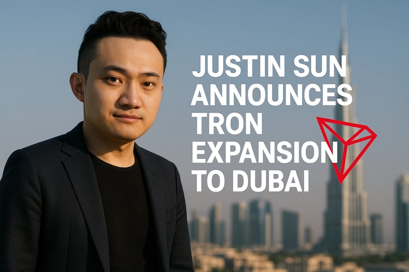 Justin Sun Umumkan Ekspansi TRON ke Dubai | NuntiaNews