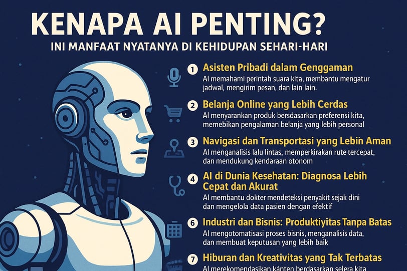 Kenapa AI Penting? Ini Manfaat Nyatanya di Kehidupan Sehari-hari | NuntiaNews