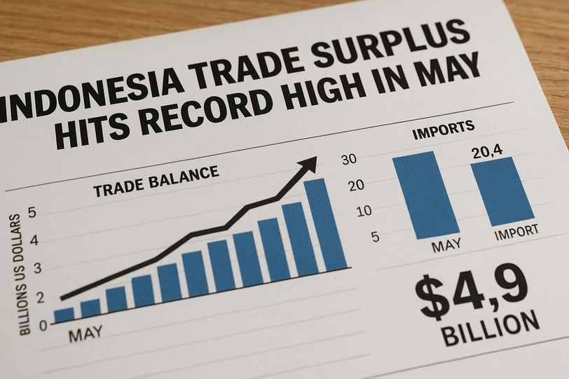 Surplus Perdagangan Indonesia Capai Rekor Tertinggi: 80,5 Triliun pada Mei 2025 | NuntiaNews