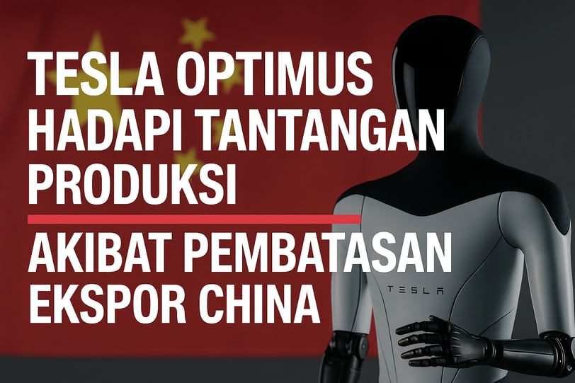 Tesla Optimus Hadapi Tantangan Produksi Akibat Pembatasan Ekspor China  NuntiaNews
