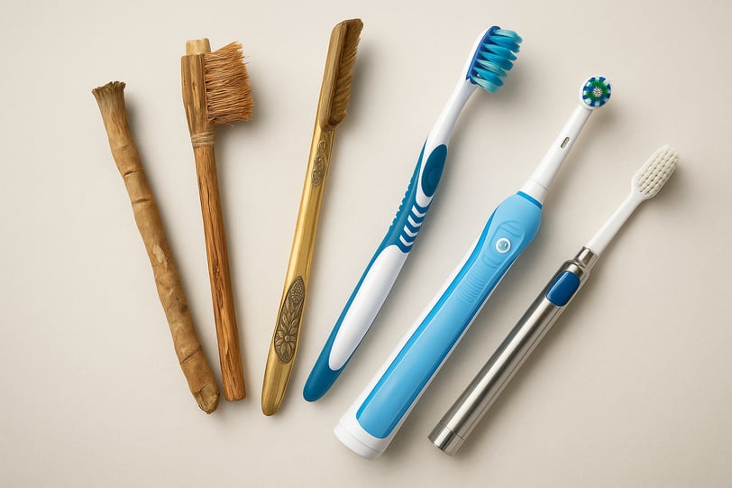 historia del cepillo de dientes
