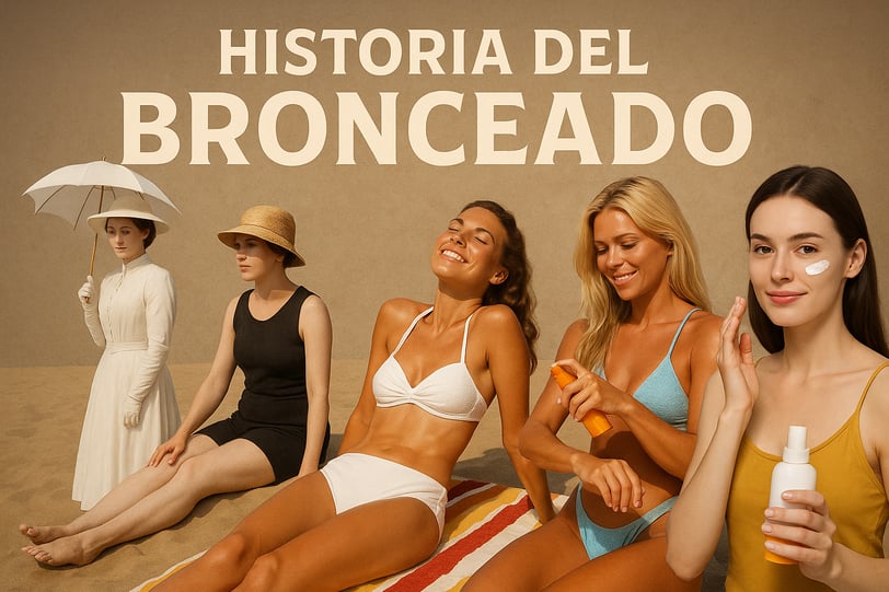 historia del bronceado