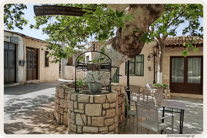 Drinking water fountain in Alagni Village, Crete