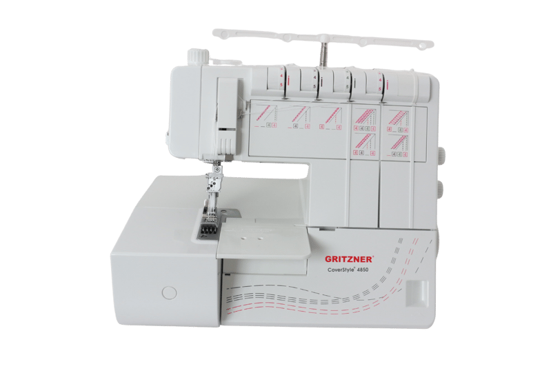 a coverlock sewing machine with three needles (Coverhem)