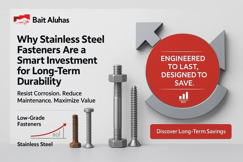High-quality stainless steel fasteners for construction and marine use in the UAE