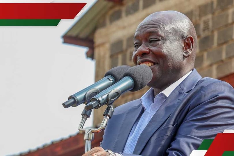 Vice-président kenyan Rigathi Gachagua