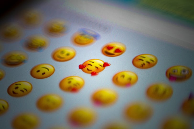 a bunch of emojis