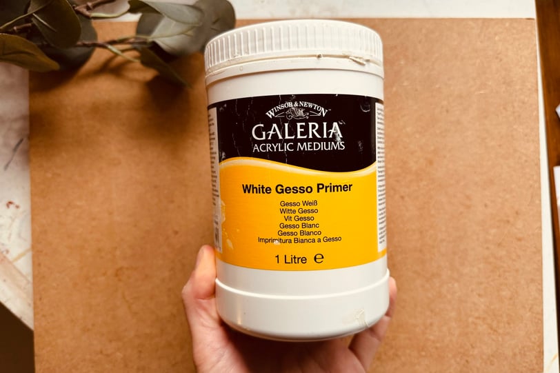 The gesso primer I use