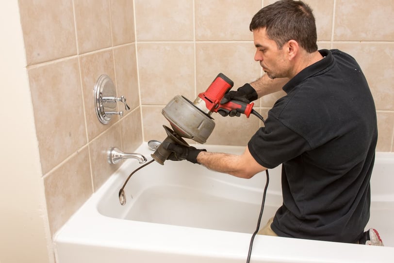 problème de canalisation bouchée.