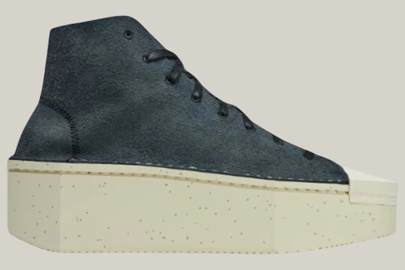 a pair of shoes with a white sole and a blue sneaker adidas Y-3 Kyasu Hi