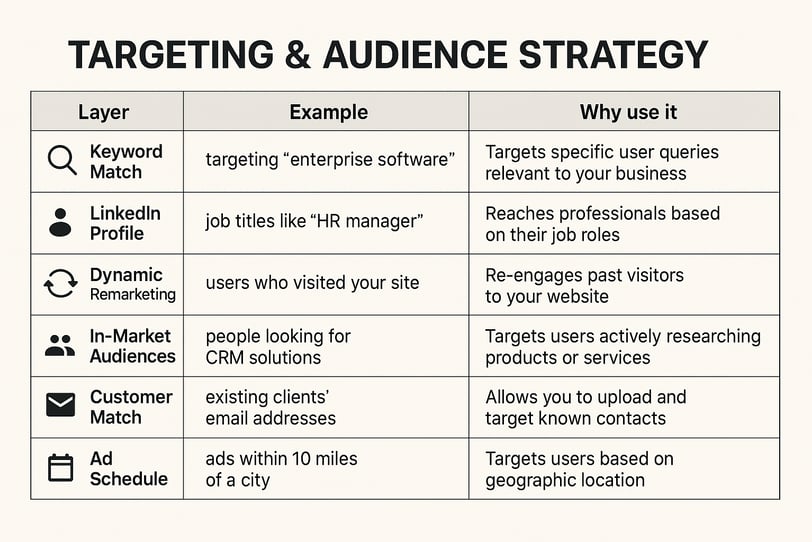 Microsoft ads targeting and audience strategy