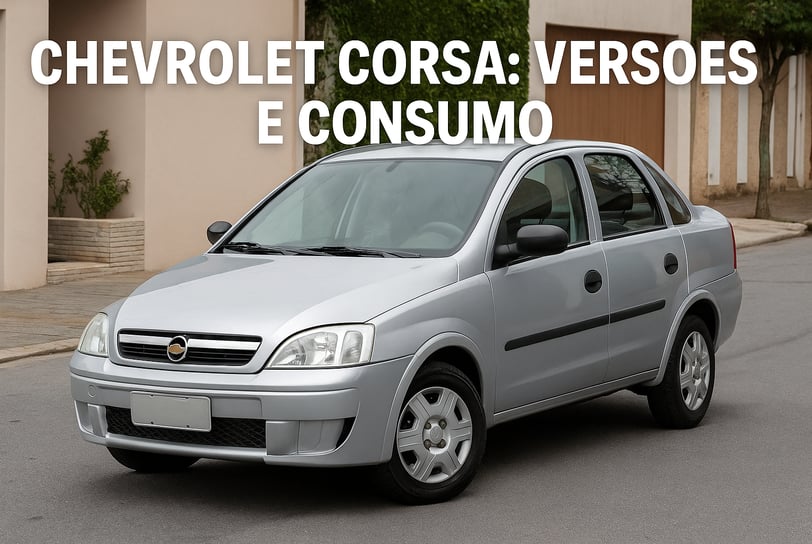 Chevrolet Corsa hatch prata estacionado em rua residencial limpa, com visual urbano e confiável.