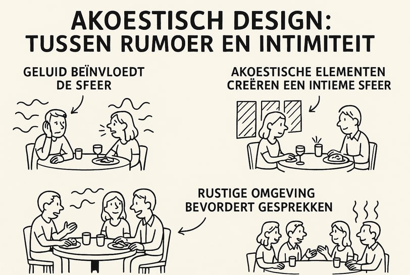 a cartoon drawing of a group of people sitting at a table