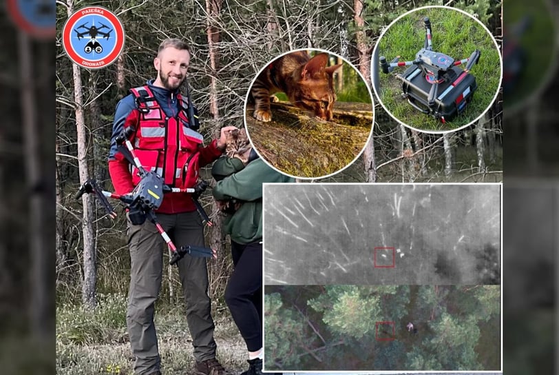 paieska dronais, terminiai dronai, gyvunu paieska dronais, dingusiu paieska drionais