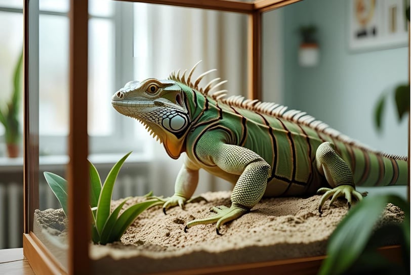 Como cuidar de iguana em casa