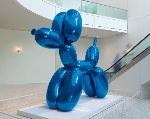Obra do artista Jeff Koons-Balloon Dog