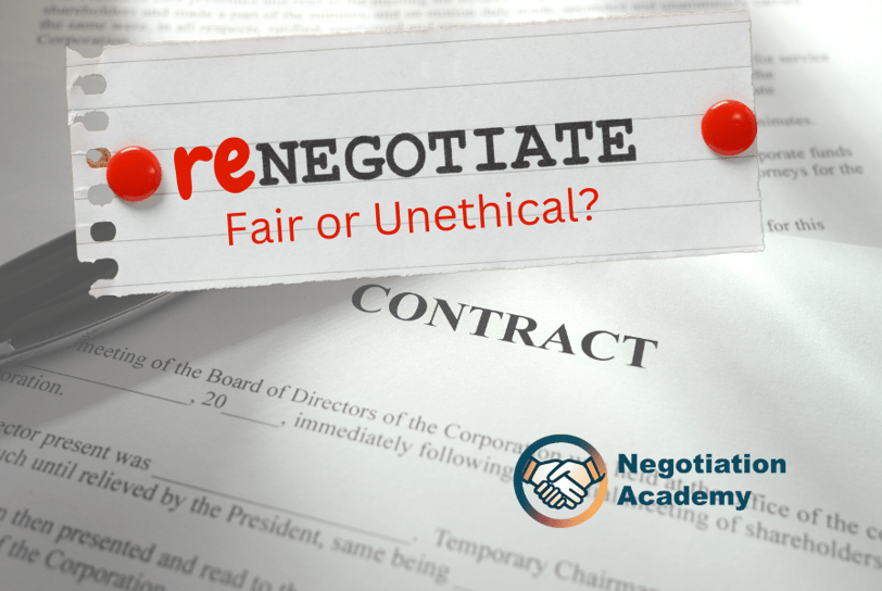 Renegotiation