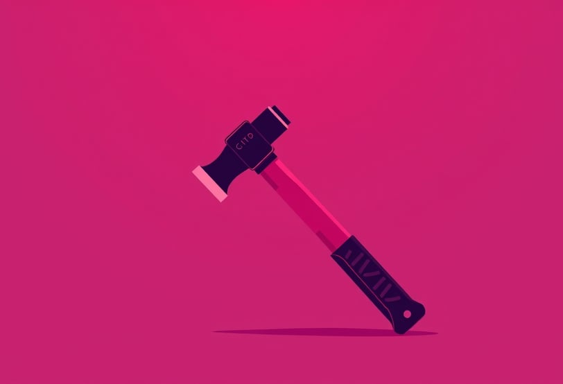 a hammer