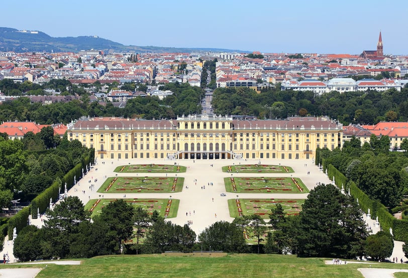 Schönbrunn Palace in The Regime from HBO