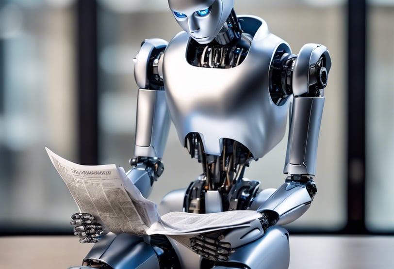 AI Answer Generator reads the newspaper