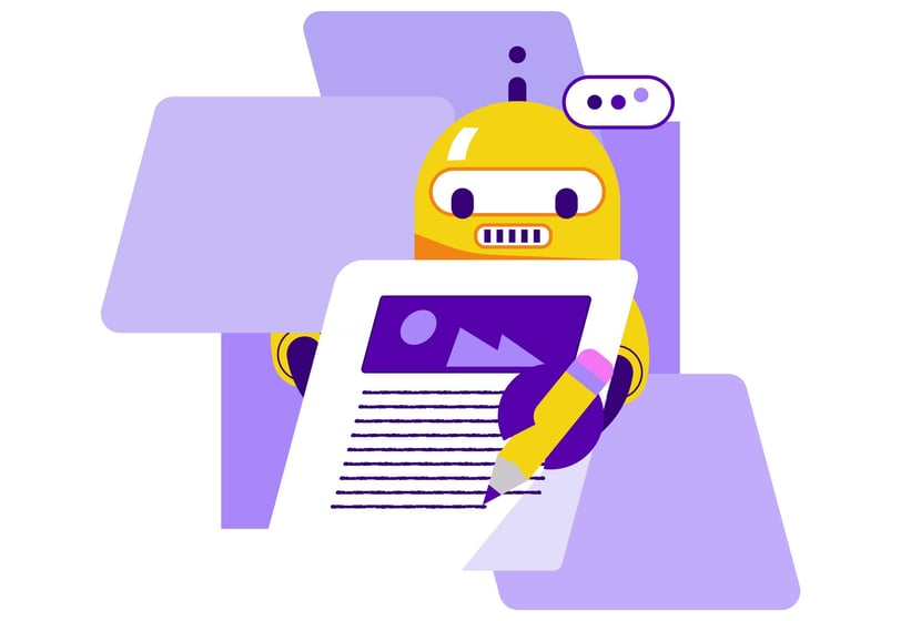 Email automation concept illustration