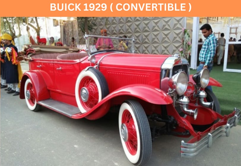 Buick Red 1929 (Convertible)