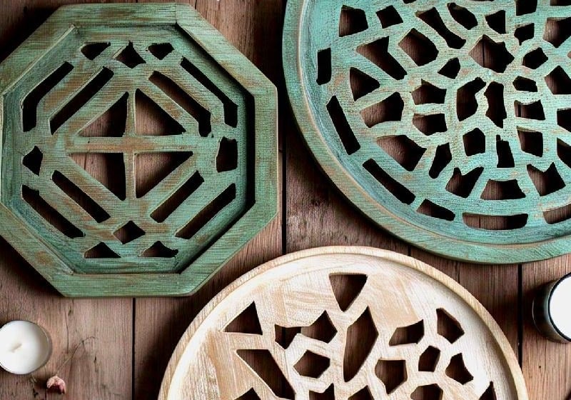 wooden serving tray, decorative wooden serving trays,