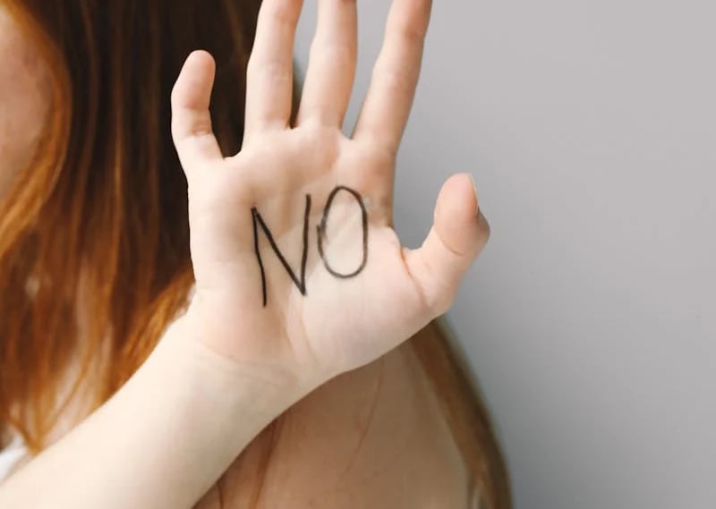 Saying no!