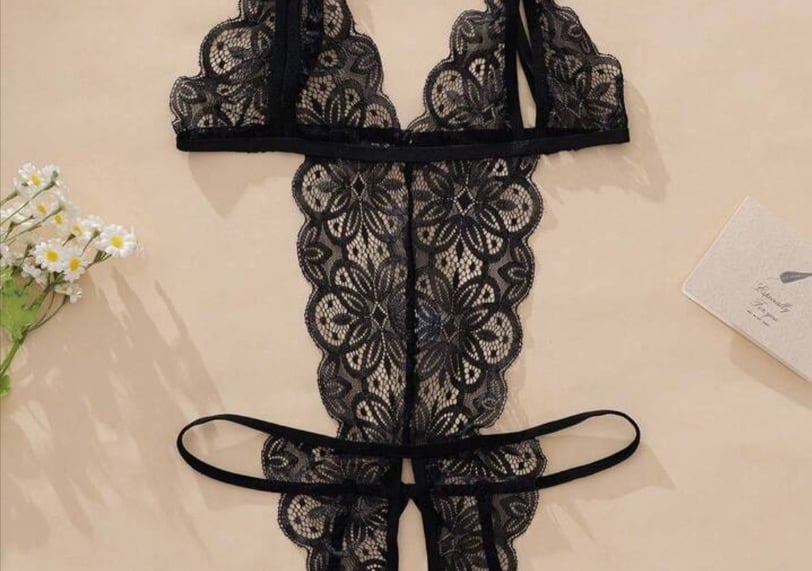 body sexy dentelle noir