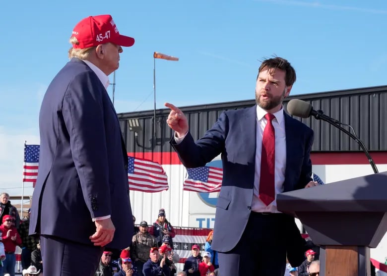 JD Vance and Donald Trump