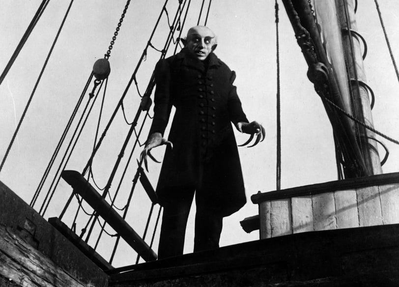Scene from Nosferatu from 1922 directed by F.W. Murnau