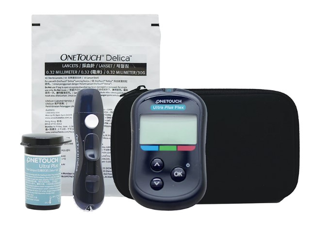 OneTouch Ultra Plus Flex Blood Sugar Tester