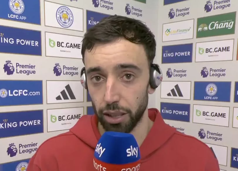 Bruno Fernandes has had his say on Roy Keane's criticism.(Image: Sky Sports.)