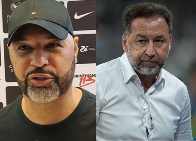 a man in a black shirt and a man in a black shirt