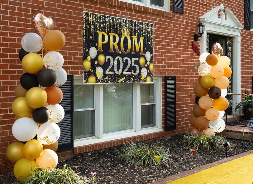 Girl in Prom Dress Maryland Prom Session and Sendoff of Chloe and Damian